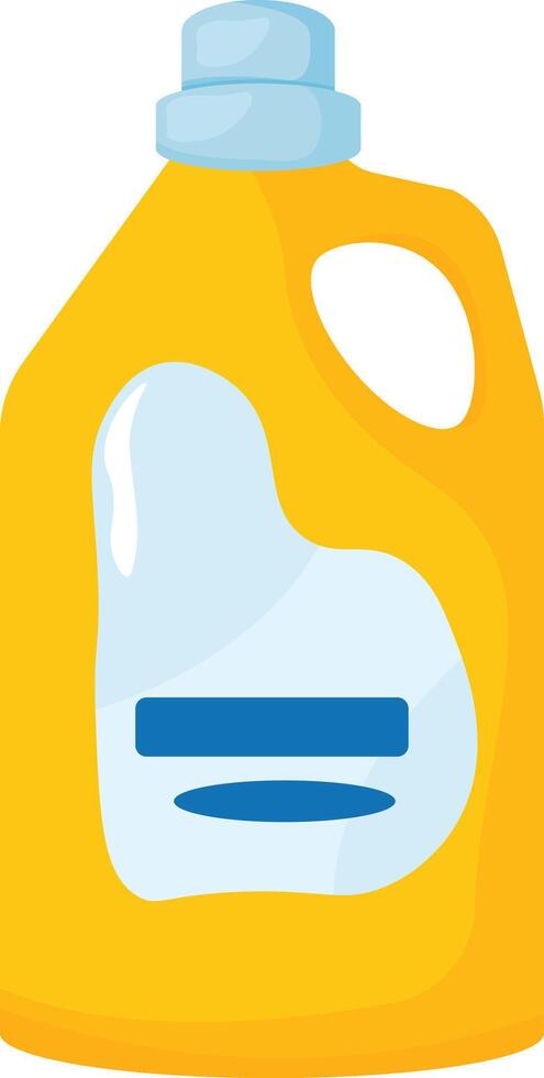 Yellow Detergent Bottle vector