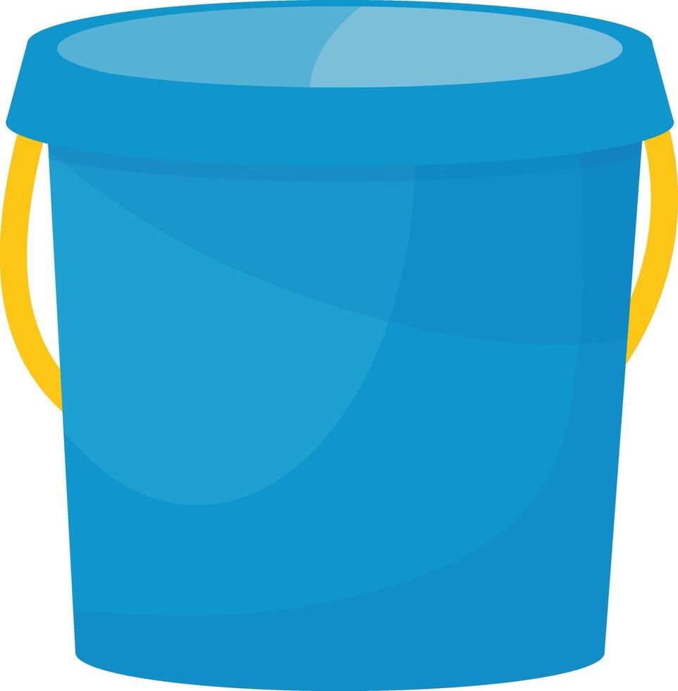 Blue Cleaning Bucket vector