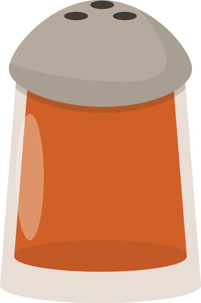 Orange Pepper Shaker vector