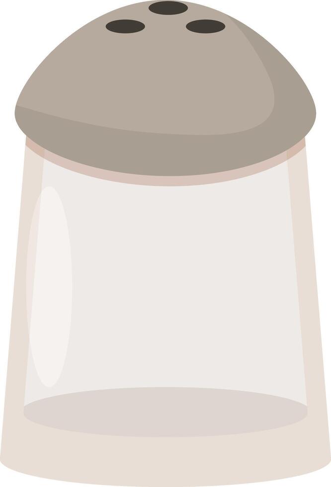 Grey Salt Shaker vector