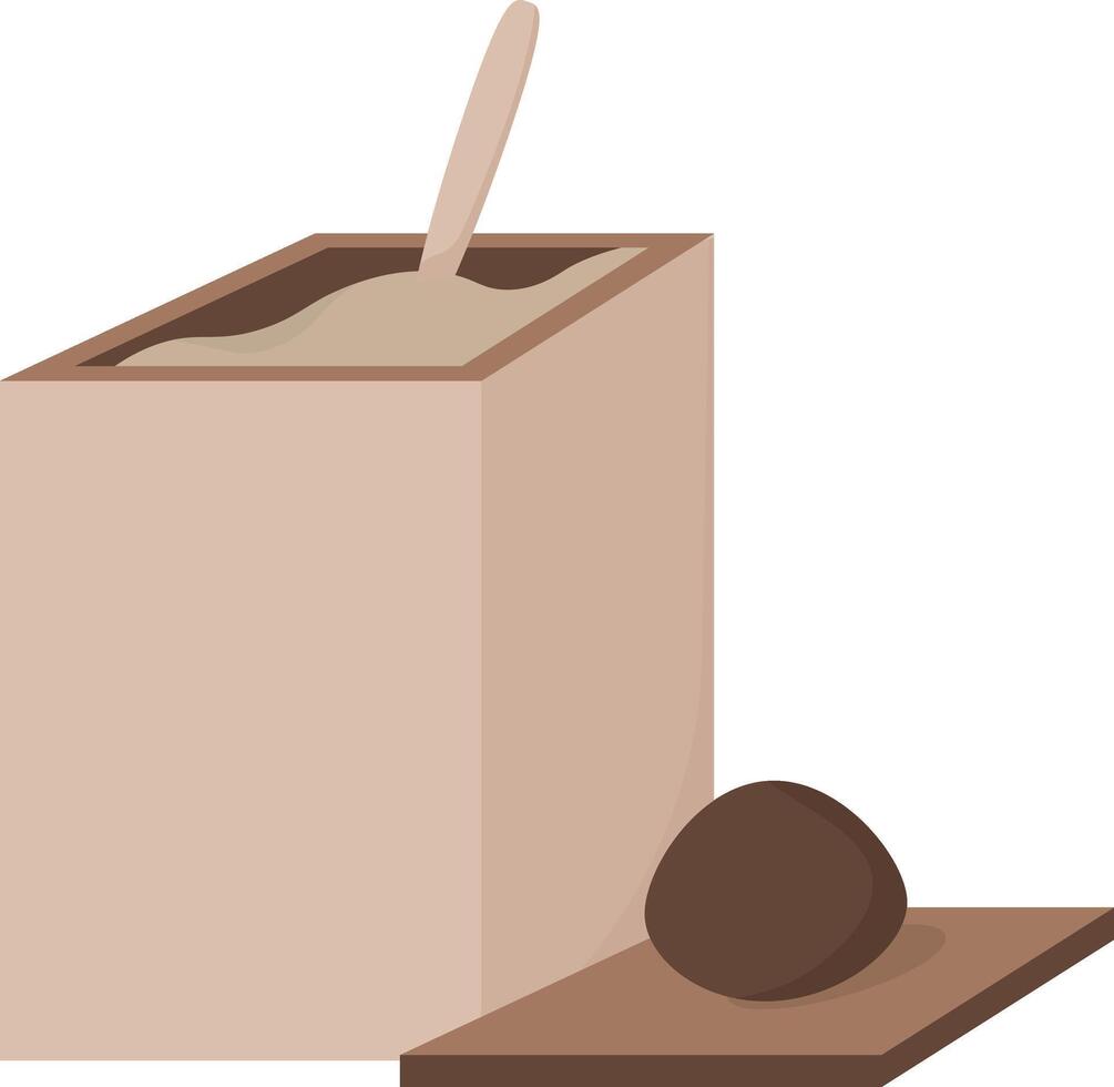 Sugar Bowl Spoon vector