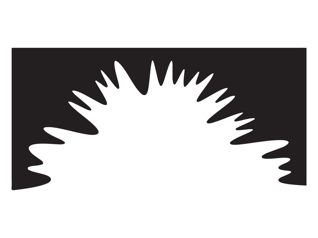 Abstract black and white explosion vector