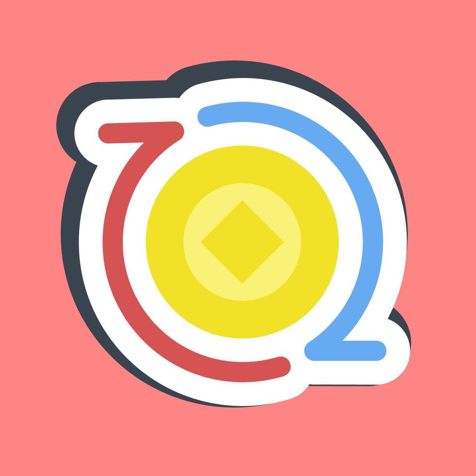 Sticker crypto exchange. Crypto currency elements. vector
