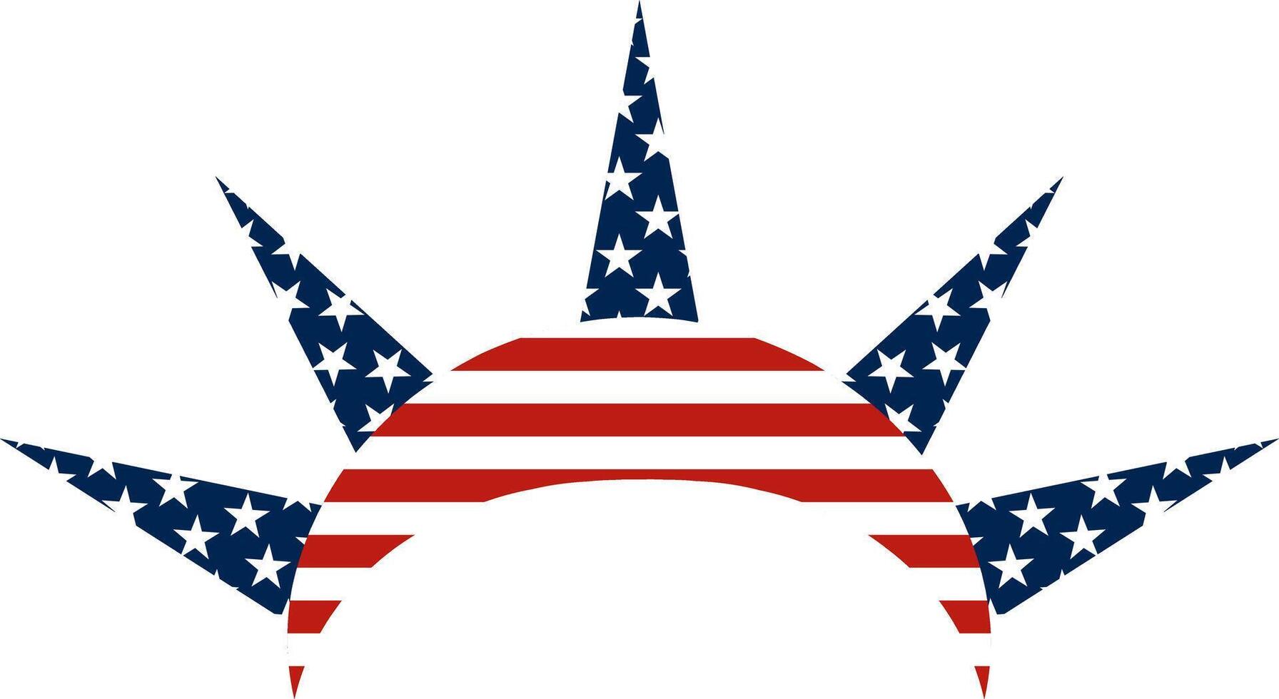 Statue of Liberty wreath USA Freedom Day vector