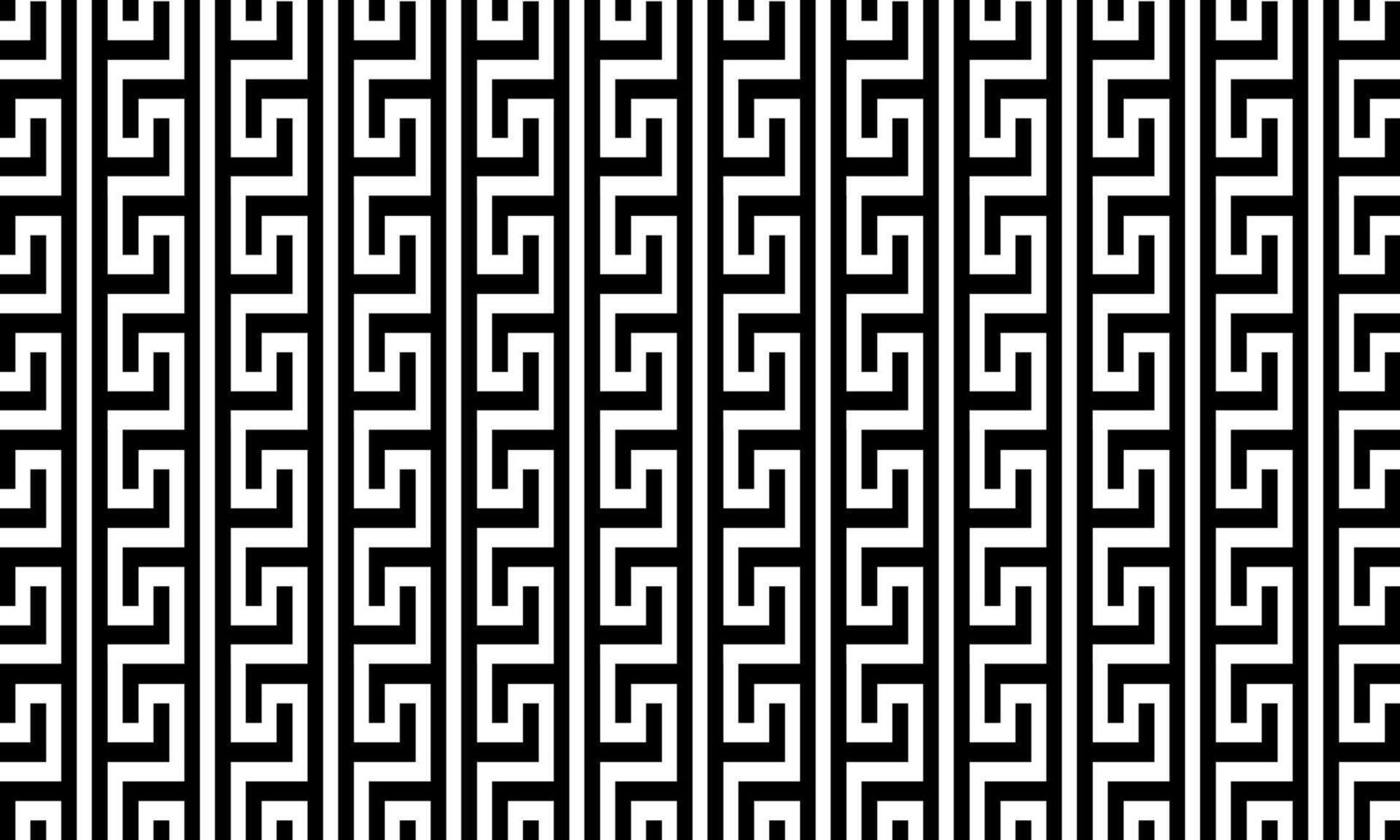 Ikat tribal ethnic pattern black and white background. aztec old vertical pattern. vector
