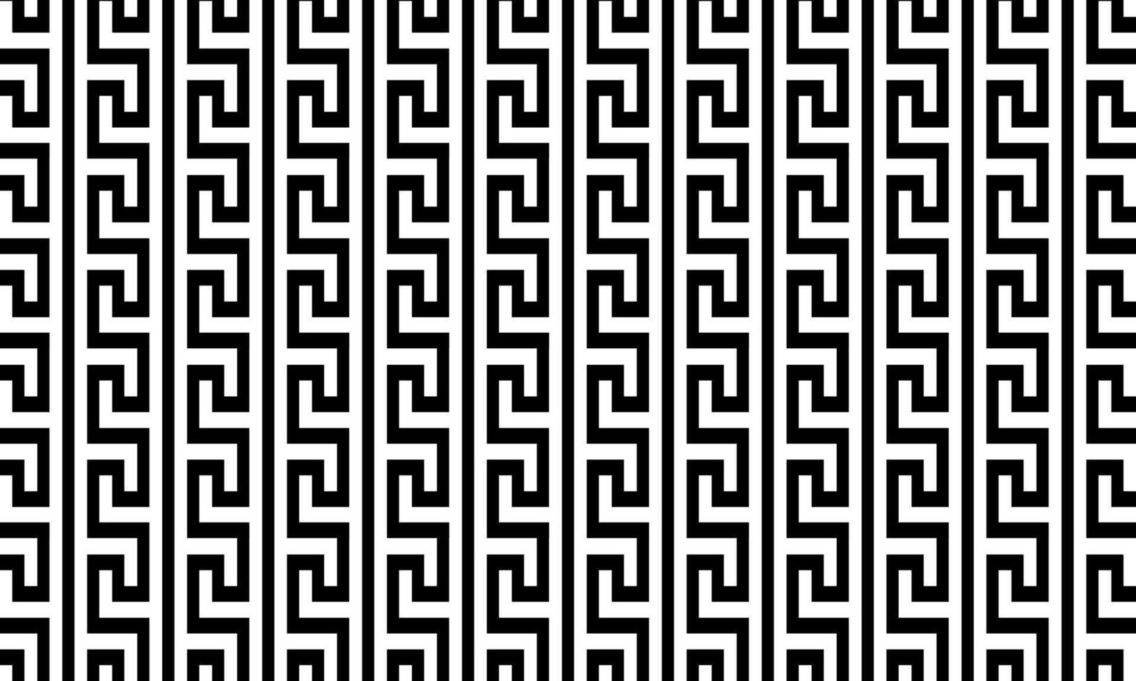 Ikat tribal ethnic pattern black and white background. monochrome element. vector