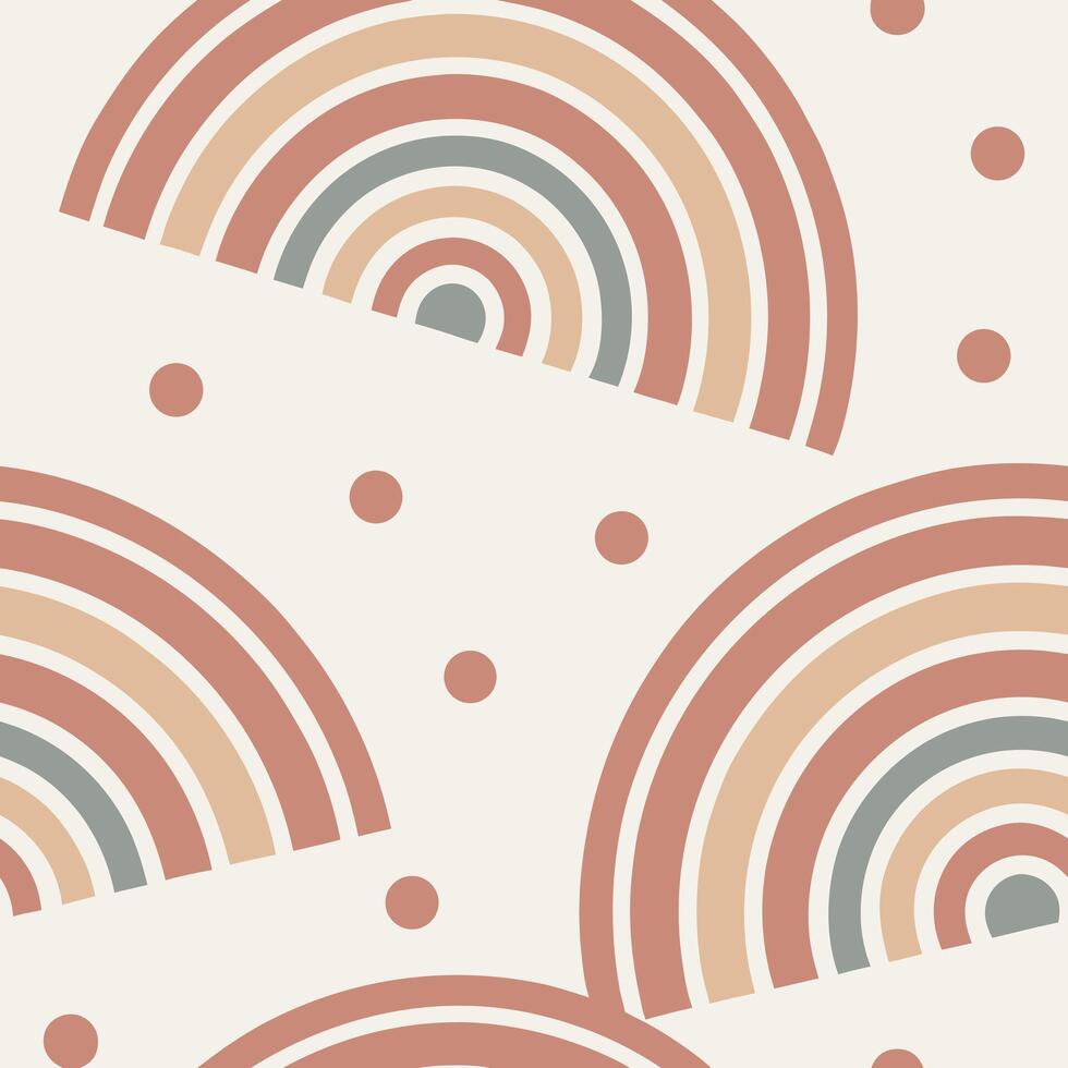 A seamless style, Radiating Gradient Rings - Soft circular gradients fading outward in pastel hues vector