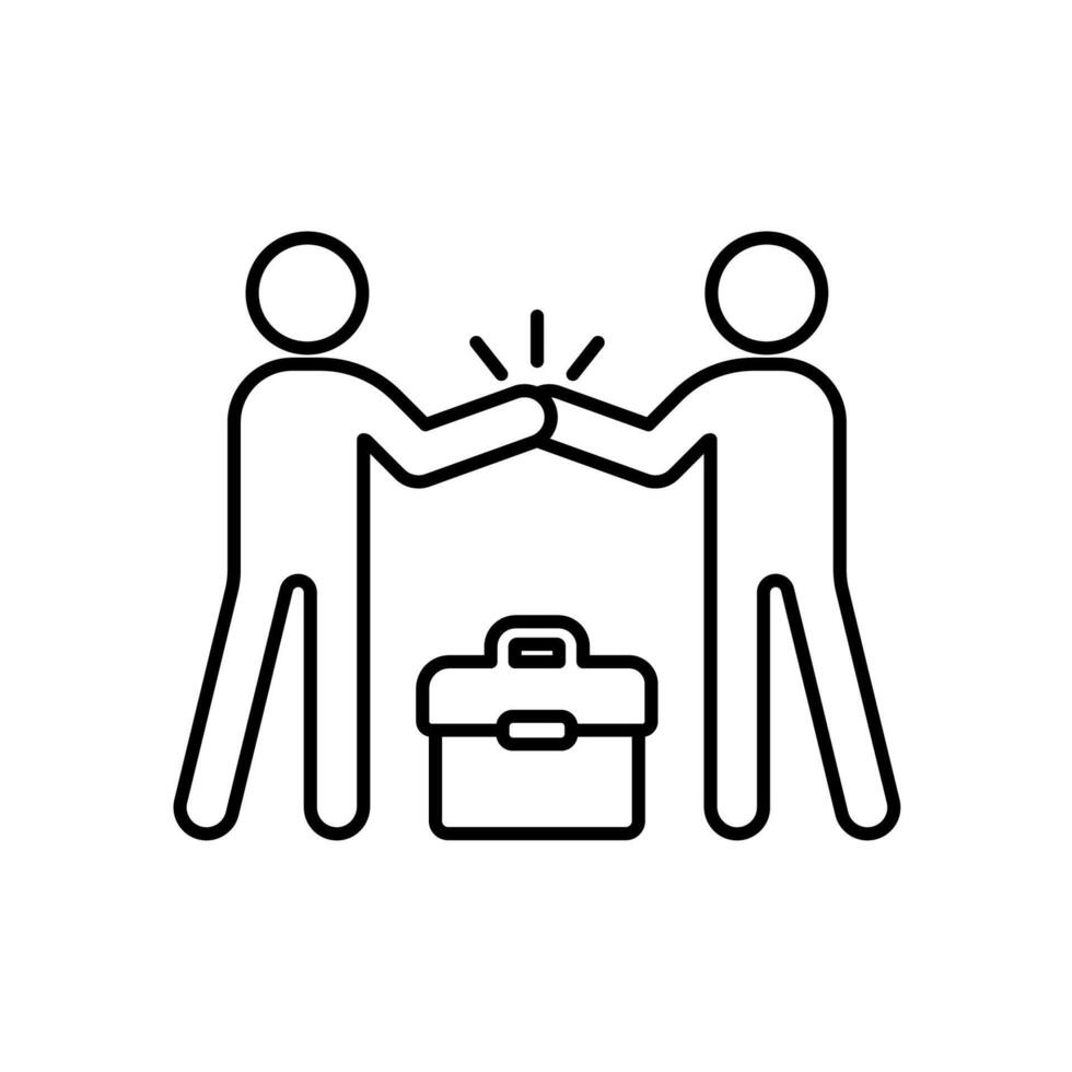 Icon a partnership vector