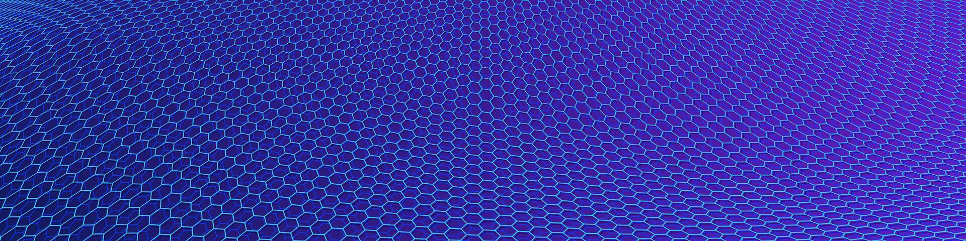 Hexagonal background modern line style vector