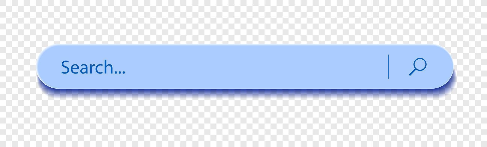 3d search bar Internet browser engine on checkered background vector