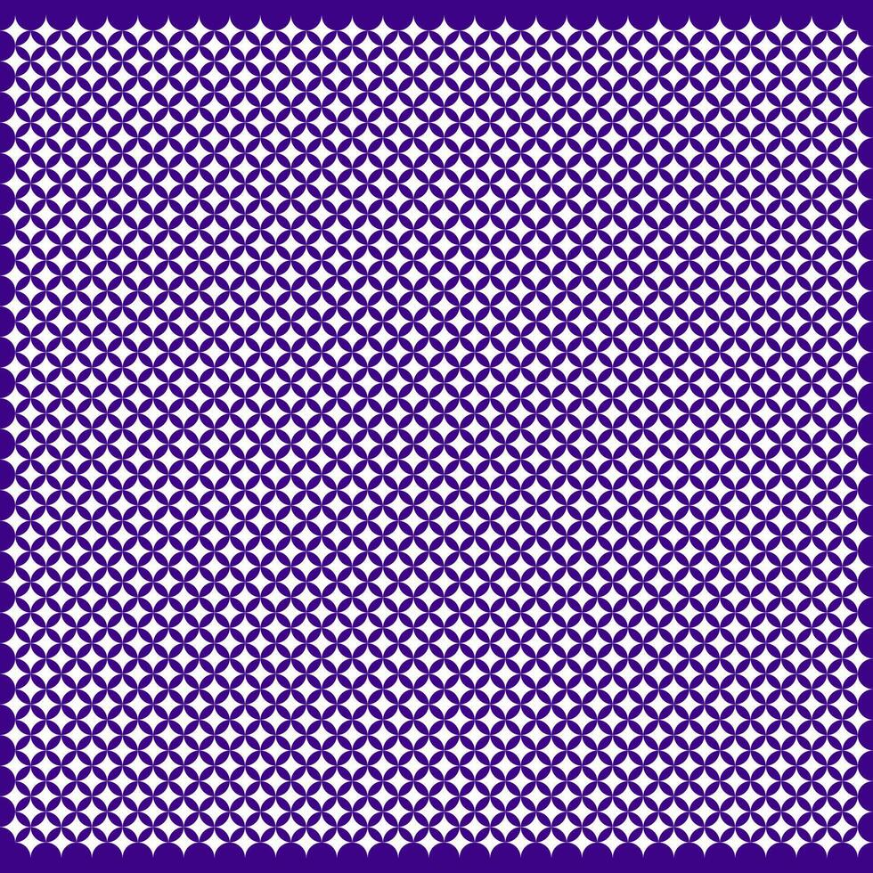 Ornamental seamless pattern with abstract star shapes on purple background vector