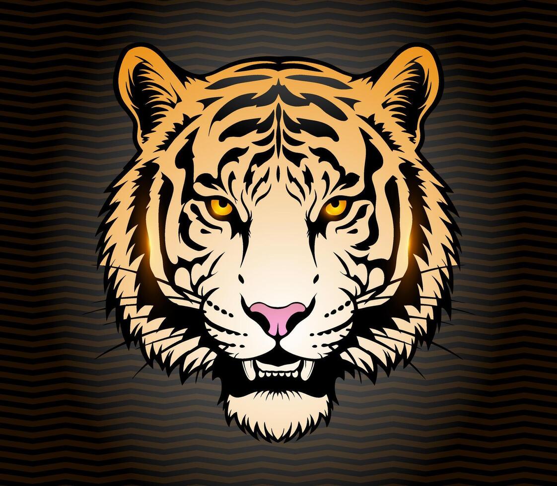 The echo of the wild in the predator's gaze vector