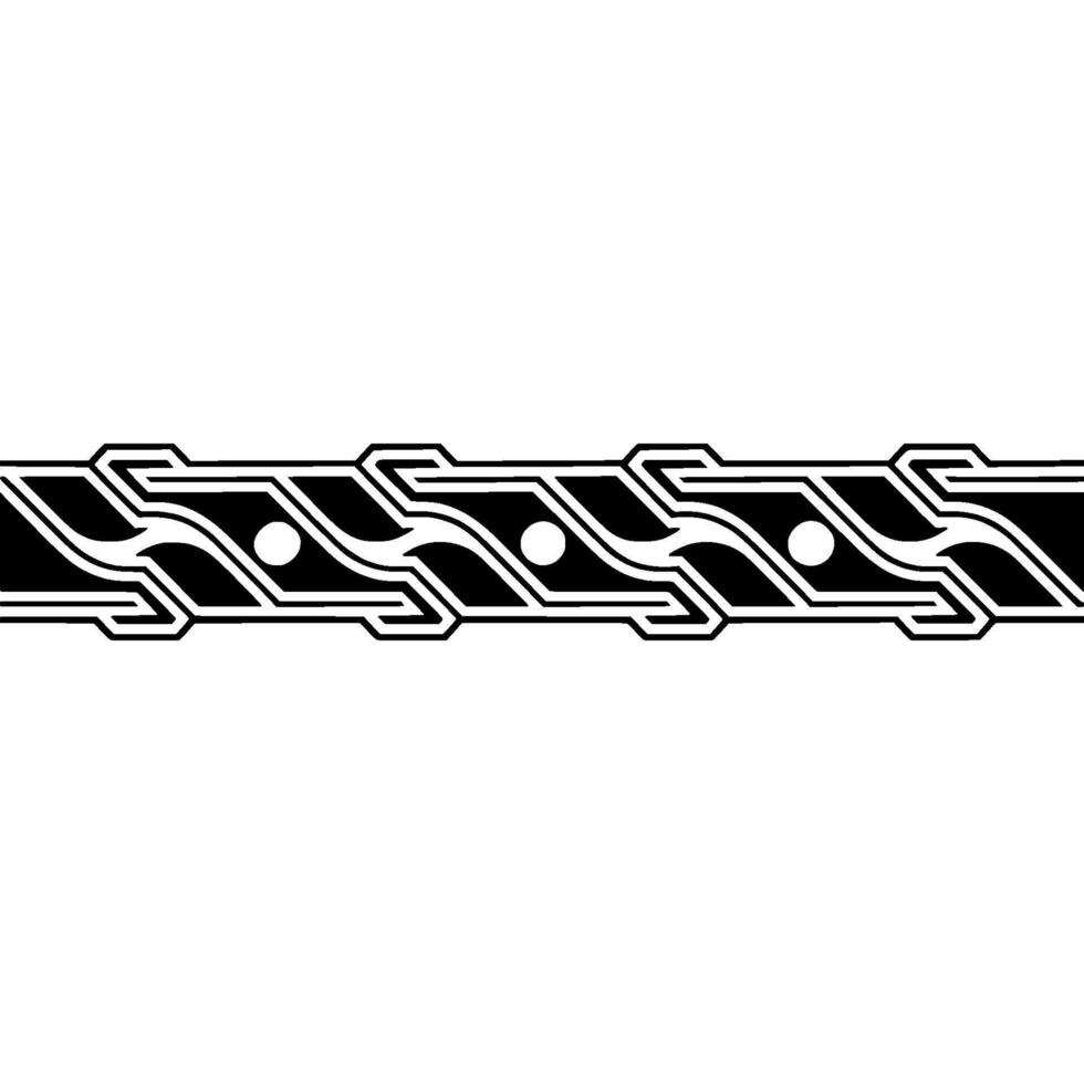 Geometric Abstract Border with Illuminated Orbs on White vector