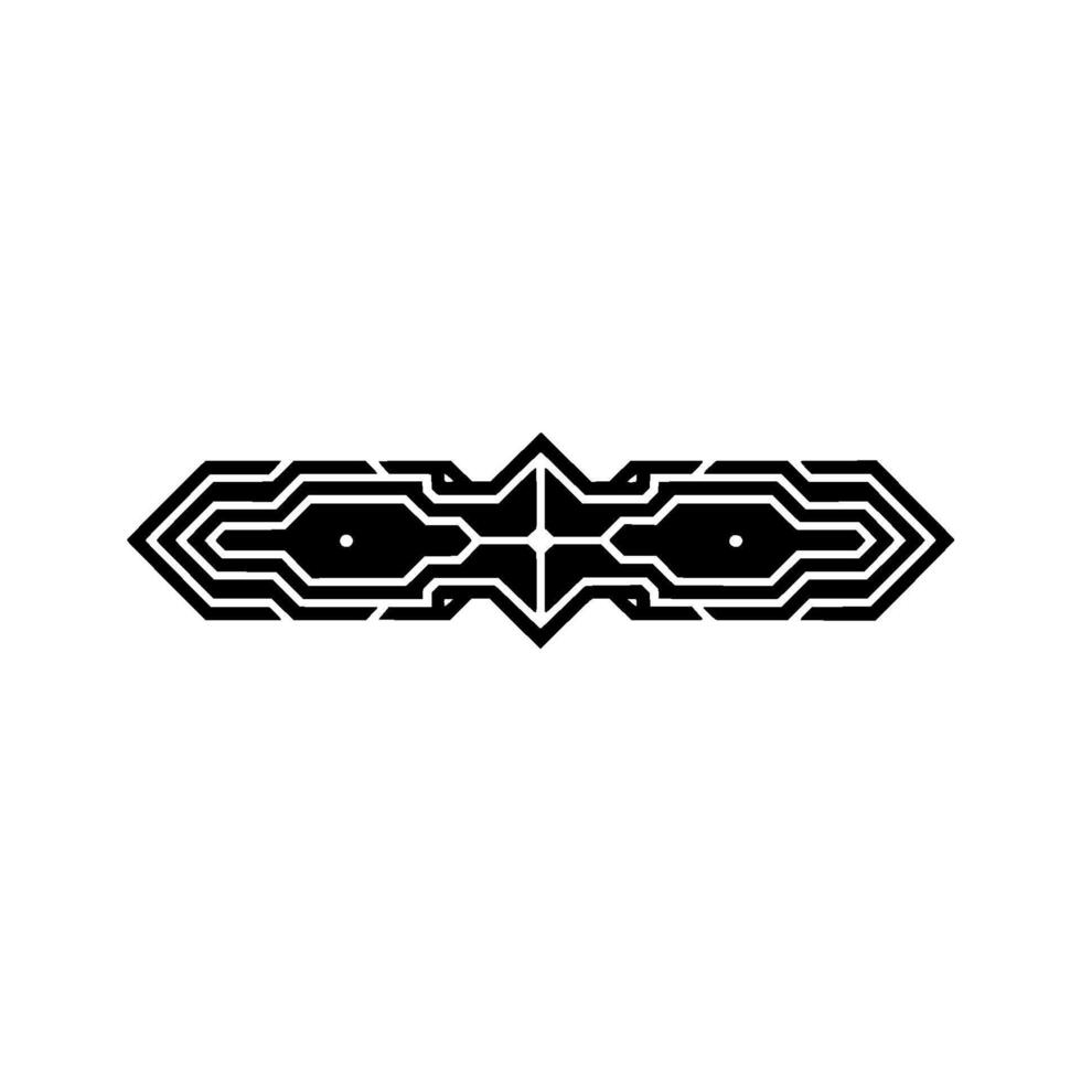 Abstract Geometric Black White Line Art with a Futuristic Aesthetic vector