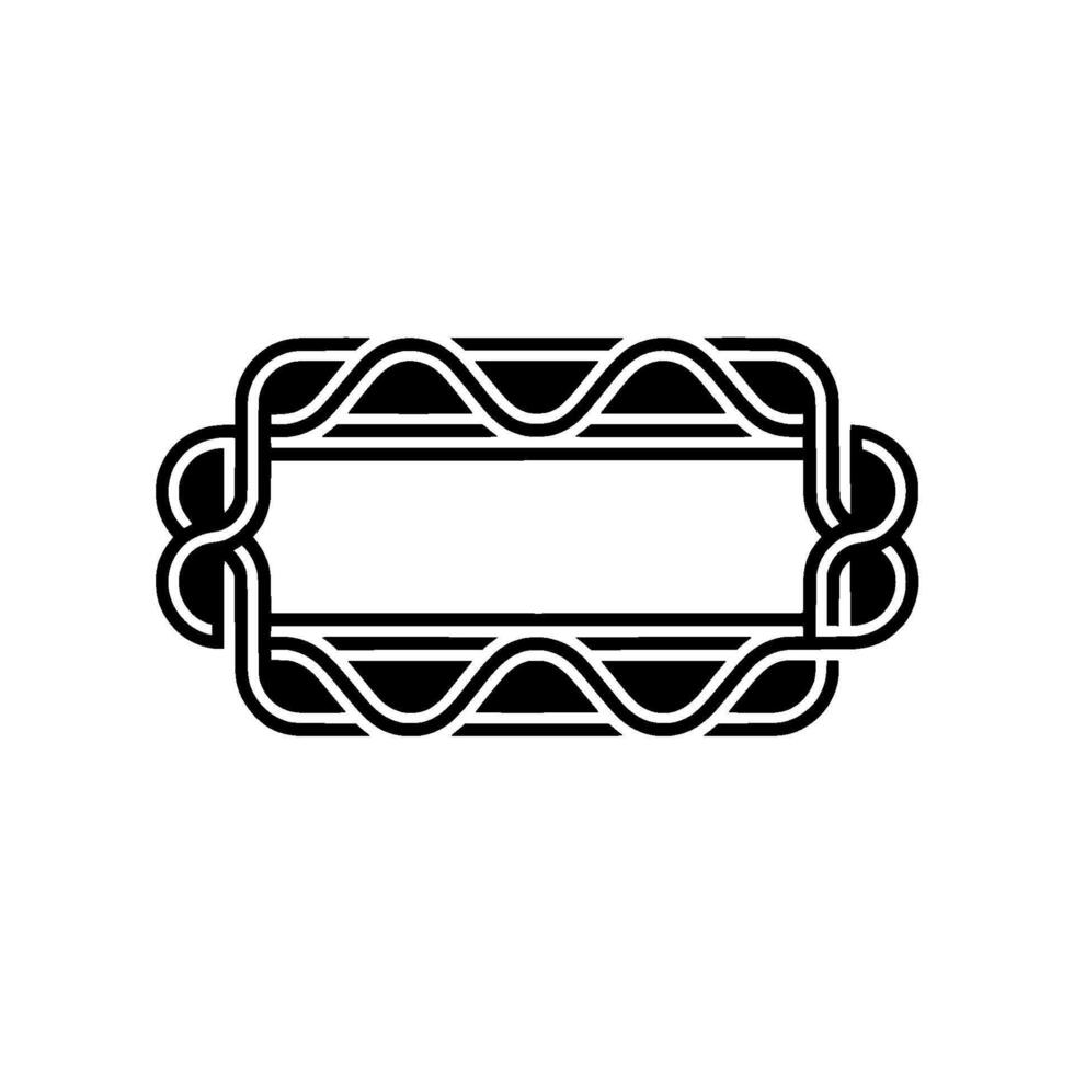 Modern Minimalist Frame , Black White, Geometric vector