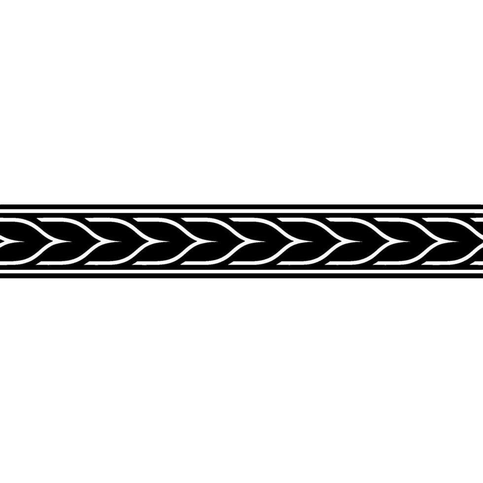 Braided Border on Gradiant Background vector