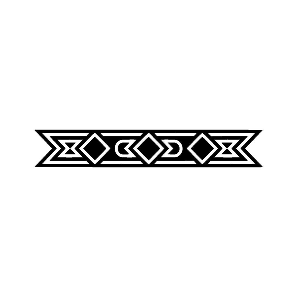 Geometric Black White Ornament Minimalist, Abstract, vector