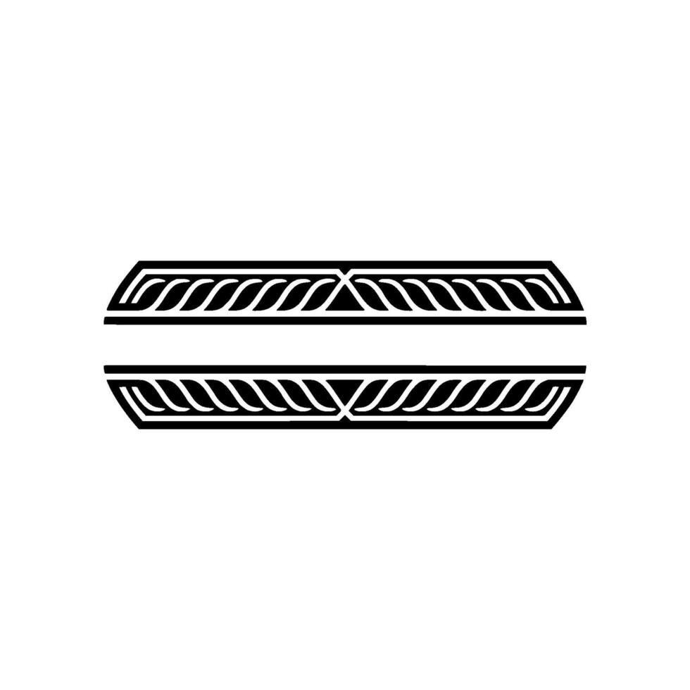 Abstract Black Border , Illustration for Decorative Elements vector