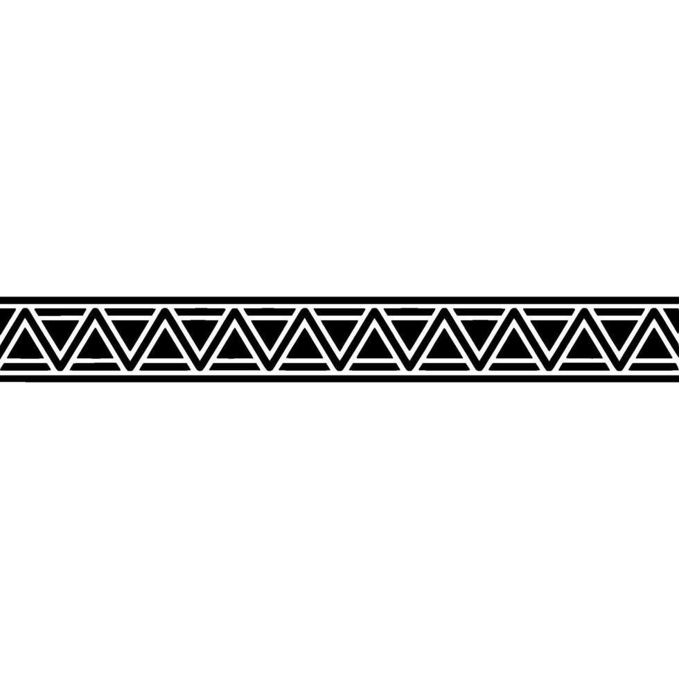 Minimalist Geometric Triangle Pattern Border on Grayscale Background vector