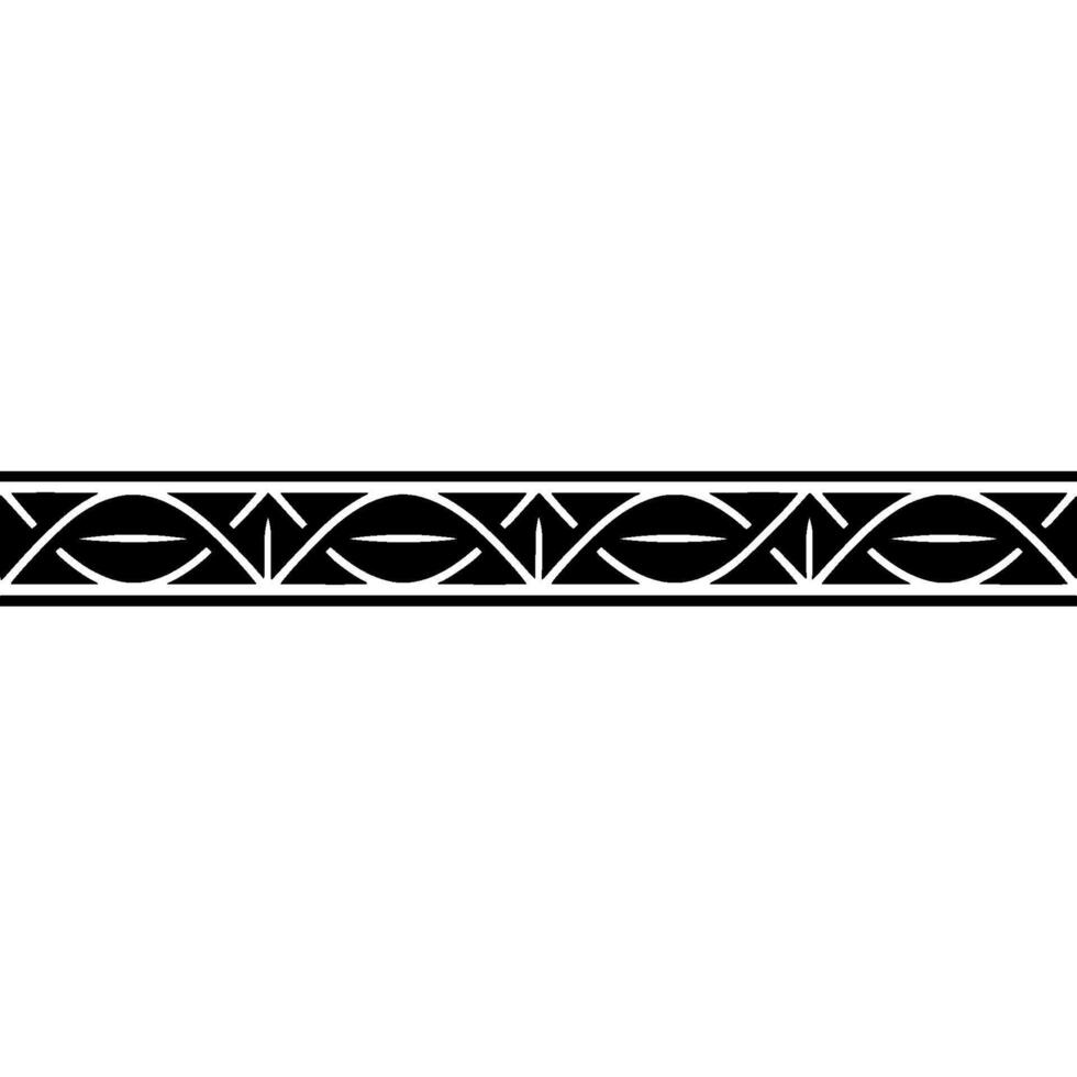 Abstract Celtic Border Ornament on Gradient Background vector