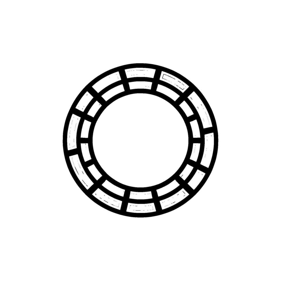 Geometric Ring Simple, Modern, Minimalist vector