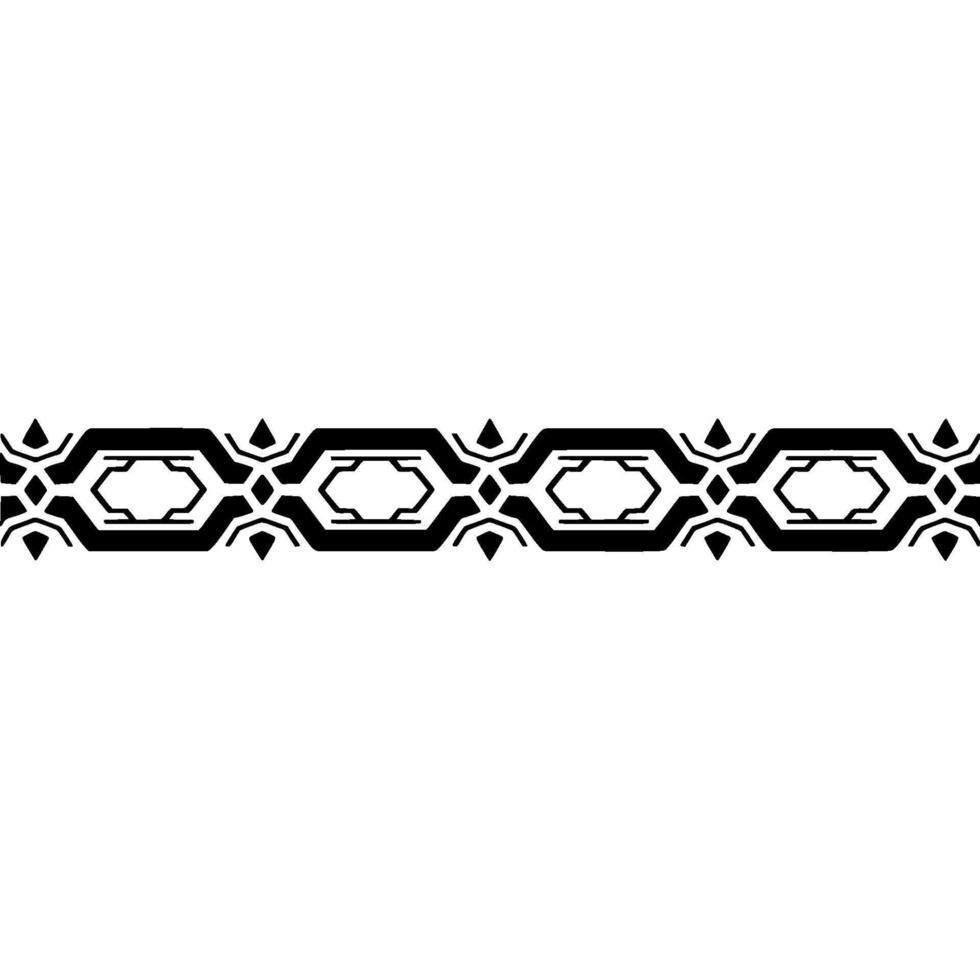 Geometric Border , Modern Minimalist, Black White vector
