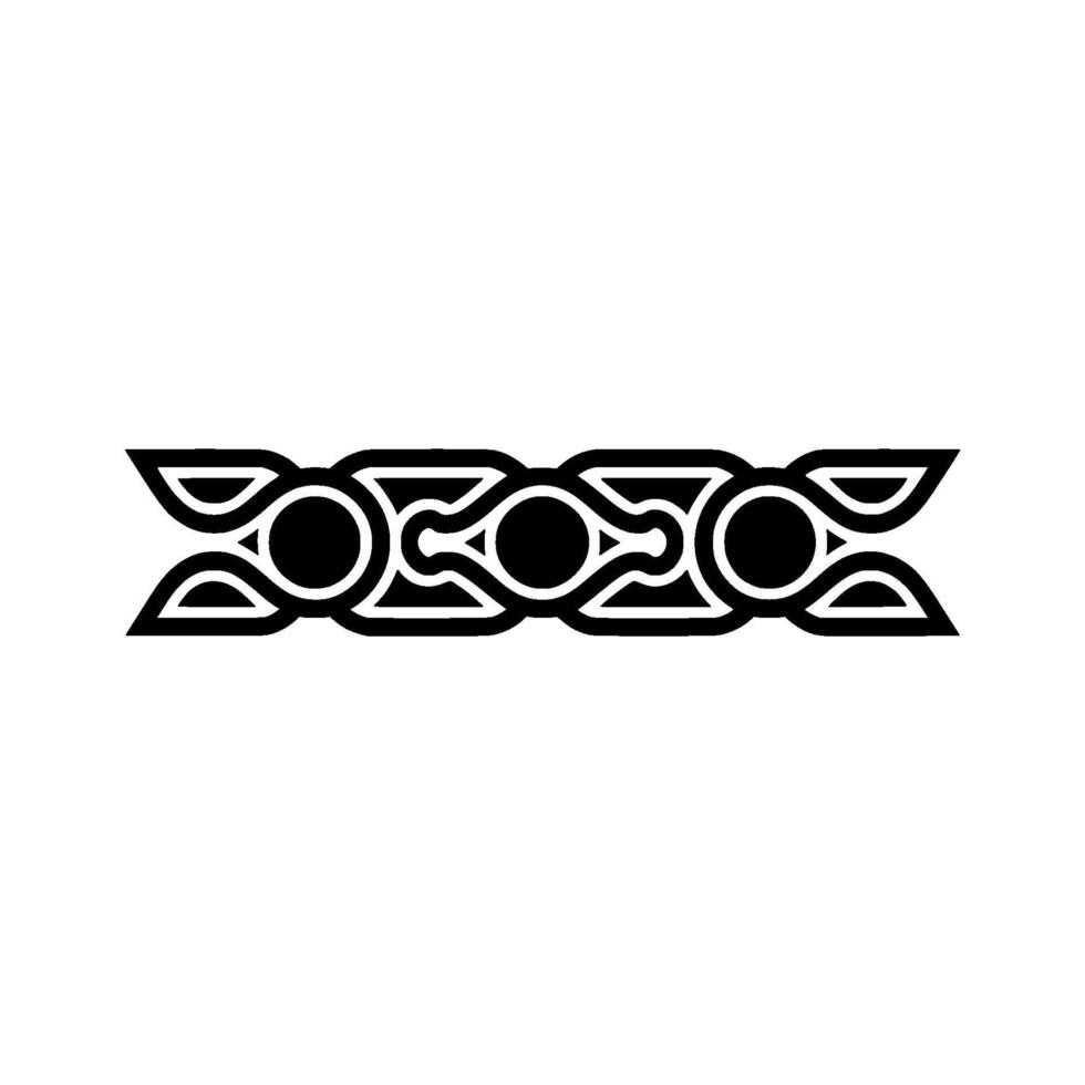 Abstract Black Geometric Border Element on Gradient Background vector