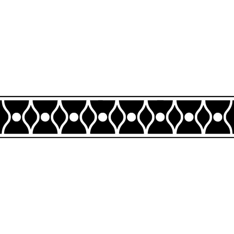 Geometric Border , Black, Grey, and White, Modern Elegant vector