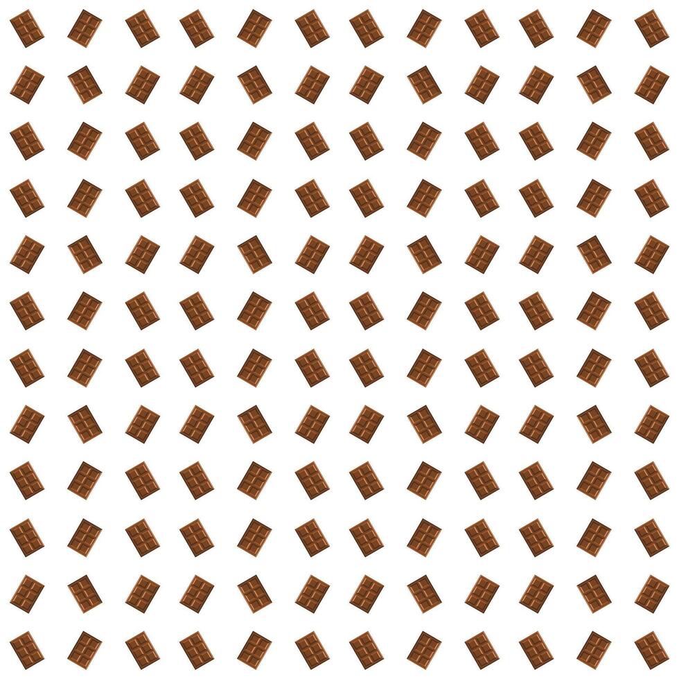 Seamless Pattern Chocolate Bars Background Template Design vector