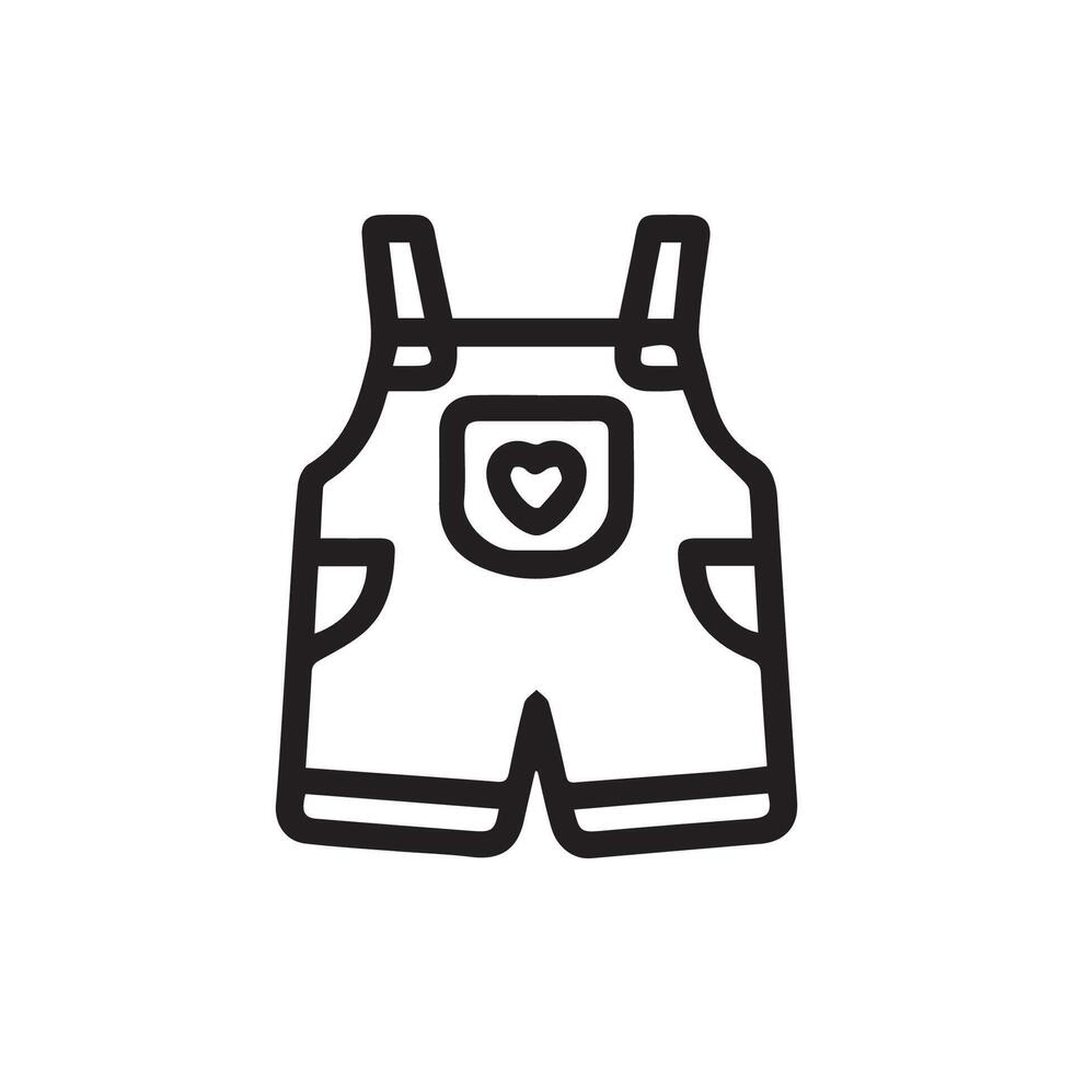 Charming Baby Overalls A Delightful Addition to Your Little Ones Wardrobe vector