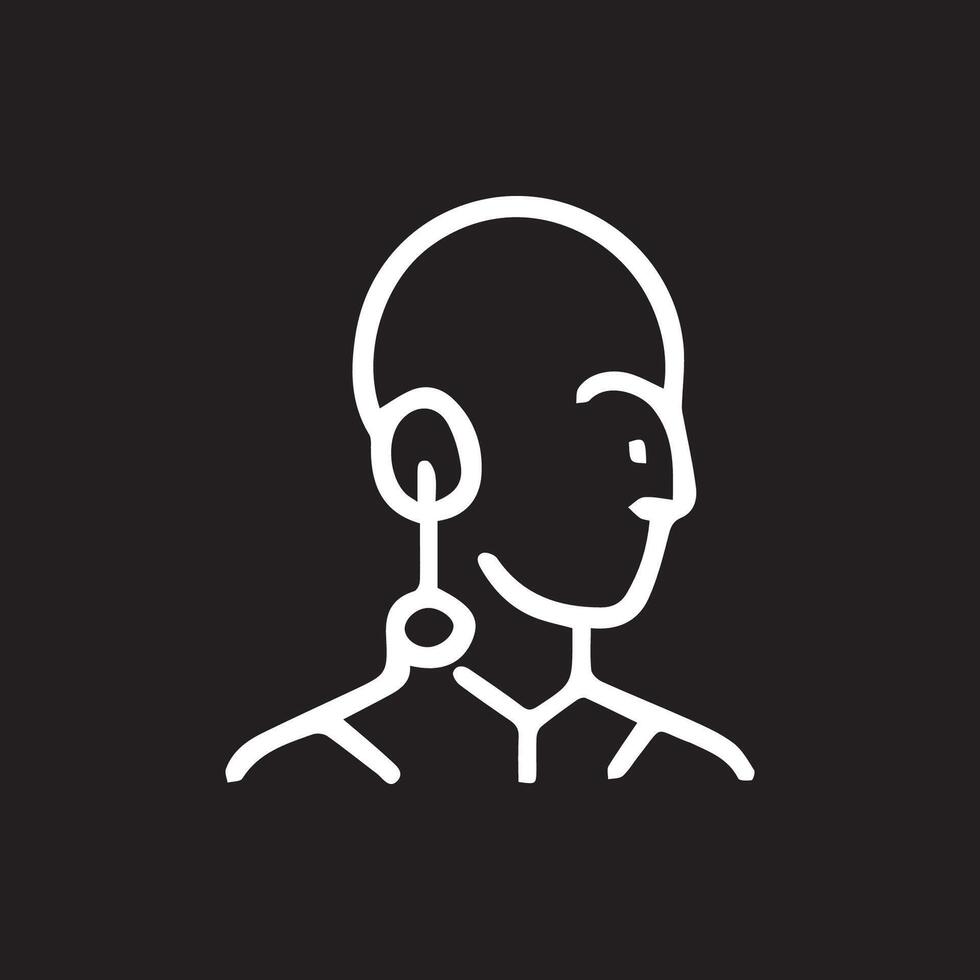 Abstract Human Figure Design Emphasizing Anatomy and Circulation Focus vector
