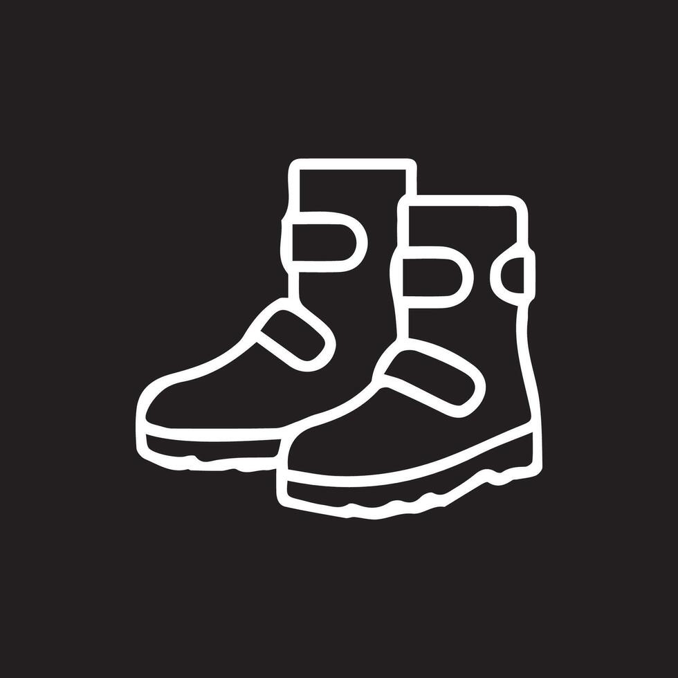 Robust Work Boots Stand Ready Stylish and Dependable Footwear Choice vector
