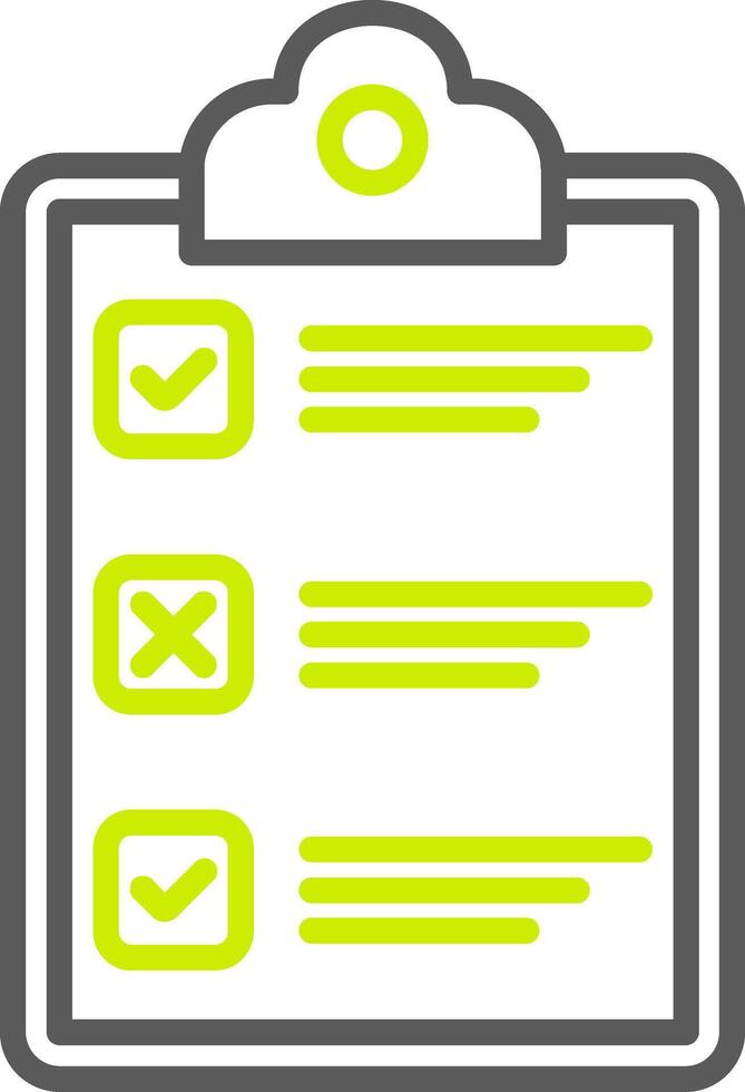Checklist Custom Creative Piece vector