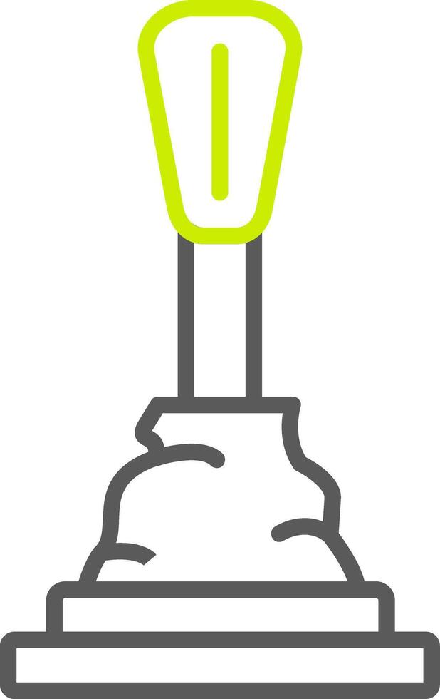 gear stick Neutral Icon Unit vector