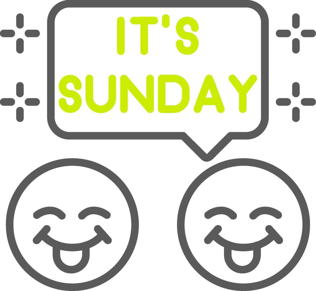Sunday Optimized Visual Mark vector