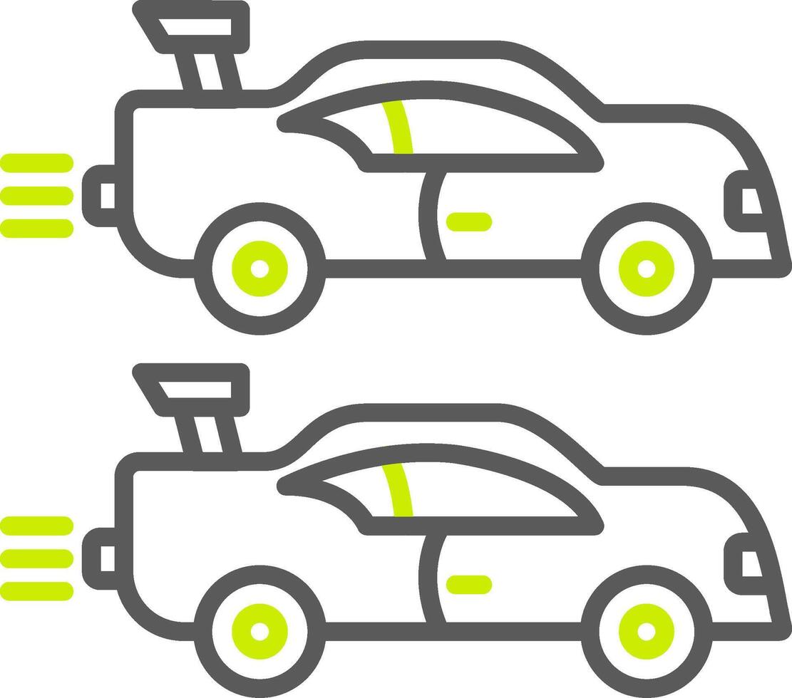 Car Race Subtle Interface Detail vector