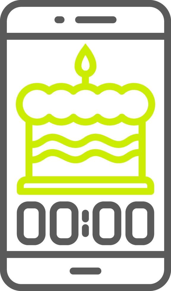 Birthday Versatile Line Drawing vector