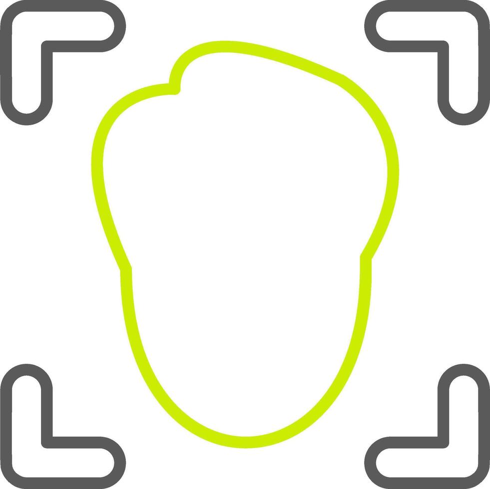 Face Scanner NextGen App Object vector