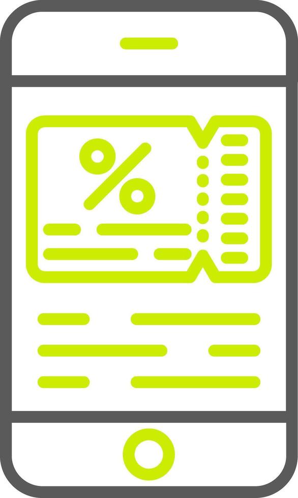 Discount Voucher Smart Visual Mark vector
