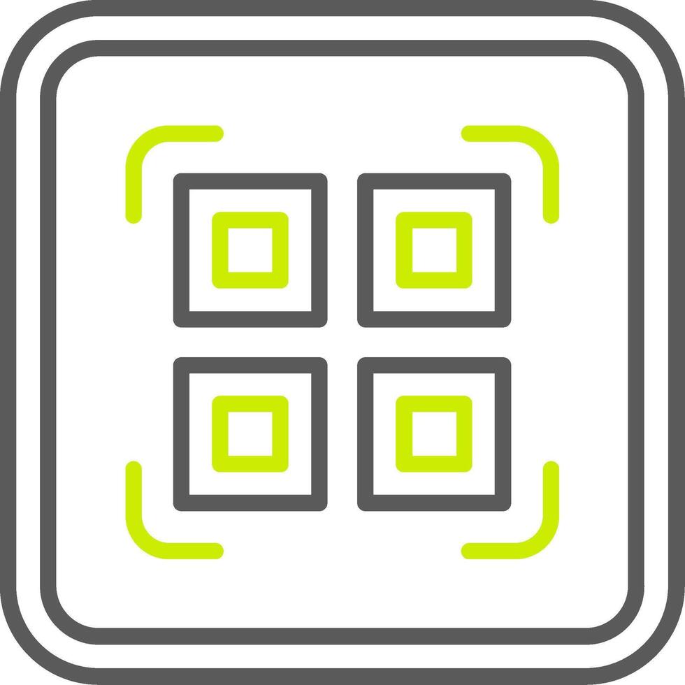Qr Code Scan UserFriendly Drawing vector
