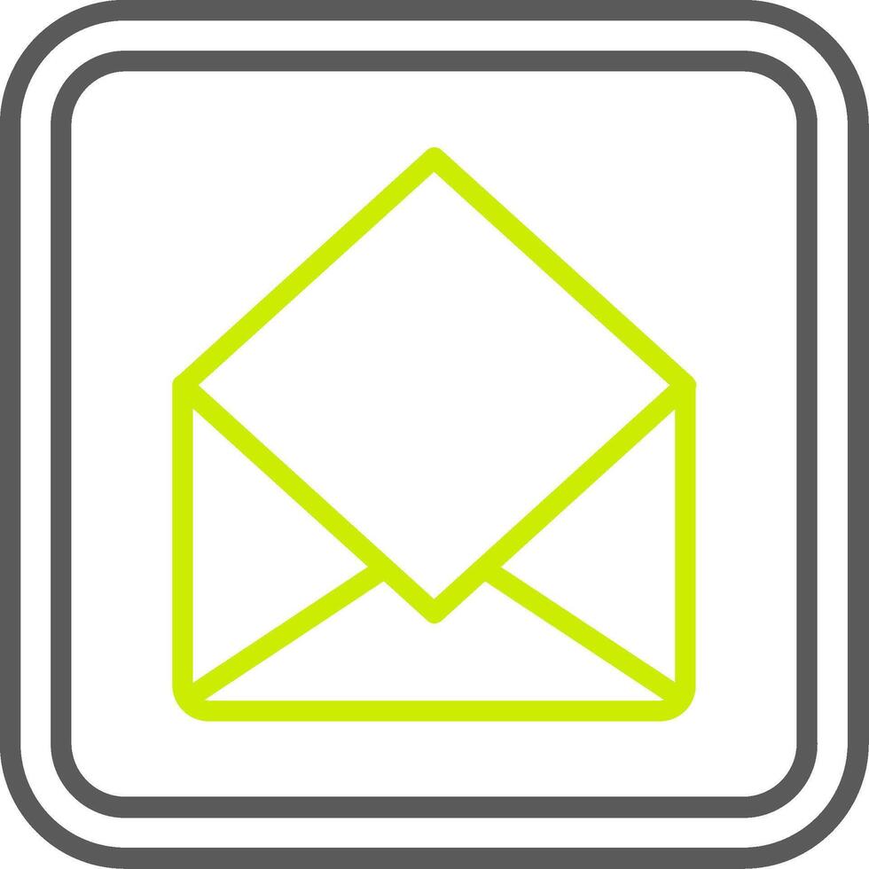Open Mail Advanced UX Asset vector