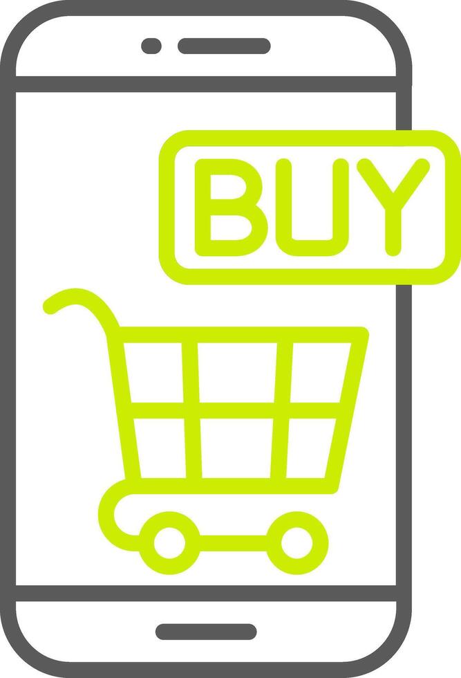 Online Store Light Mode Icon vector