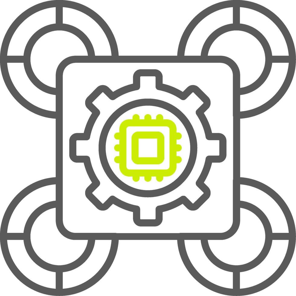 Drone Advanced Design Token vector