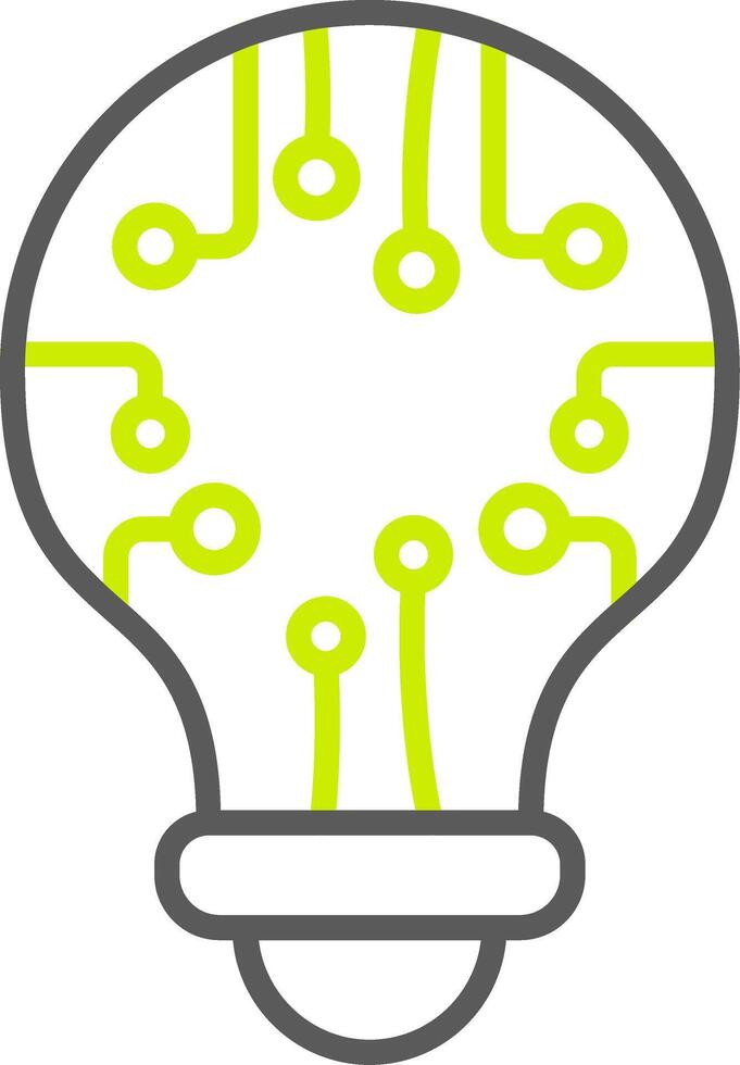 Light Bulb Light Mode Icon vector