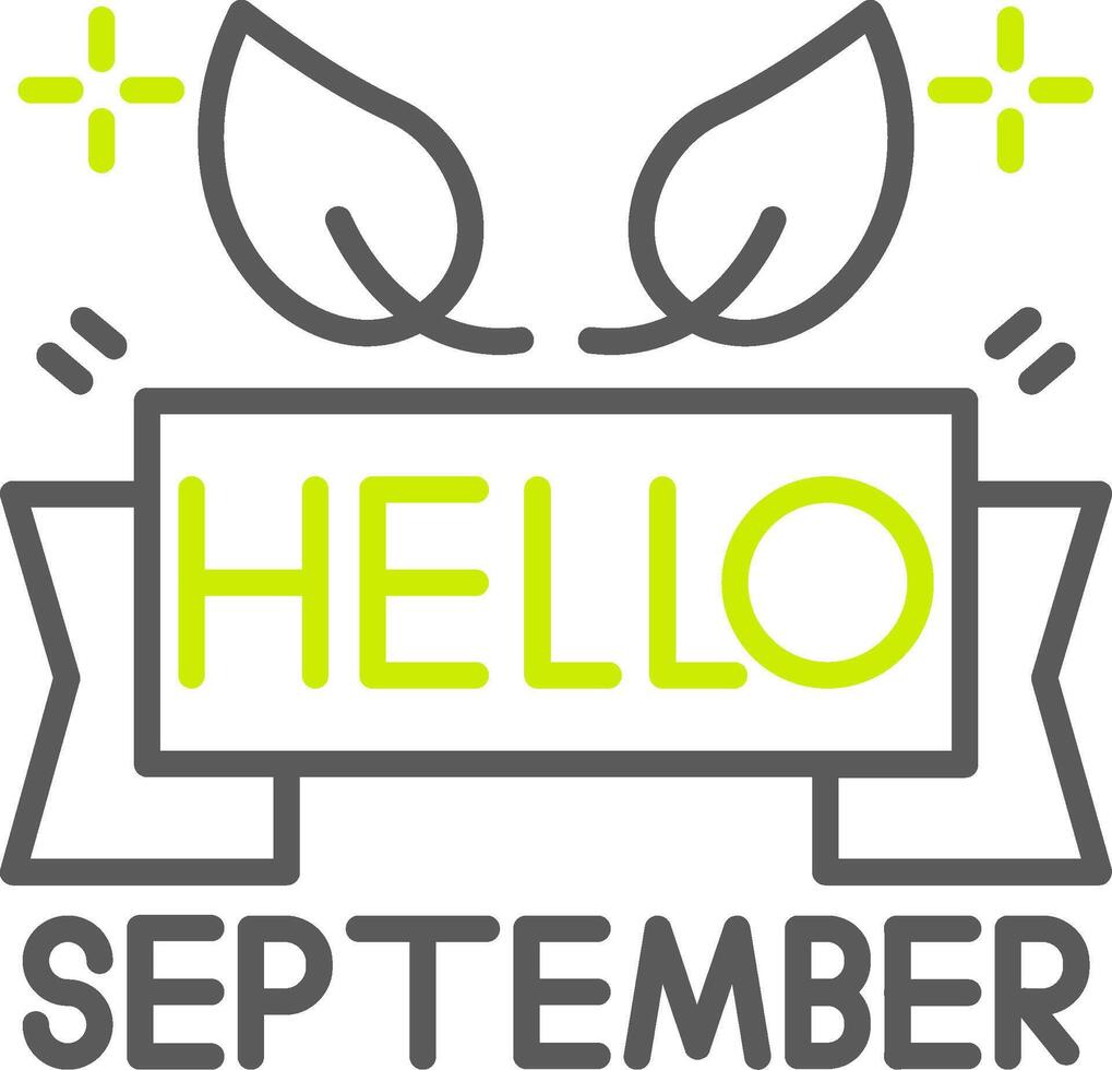 September Dynamic Creative Piece vector