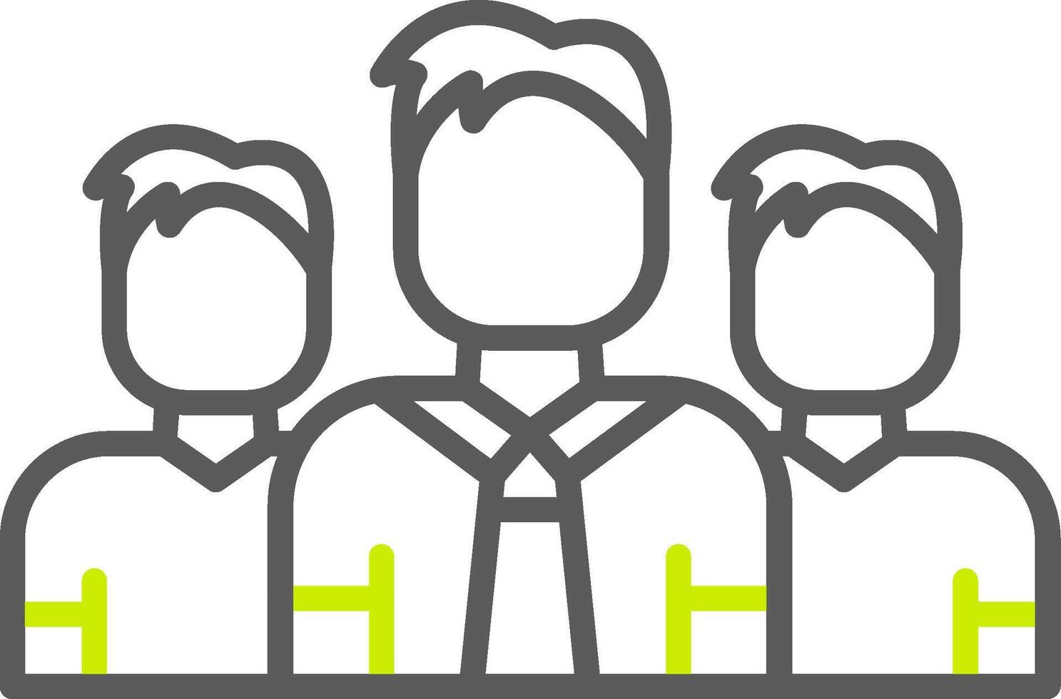 Team Optimized Line Drawing vector
