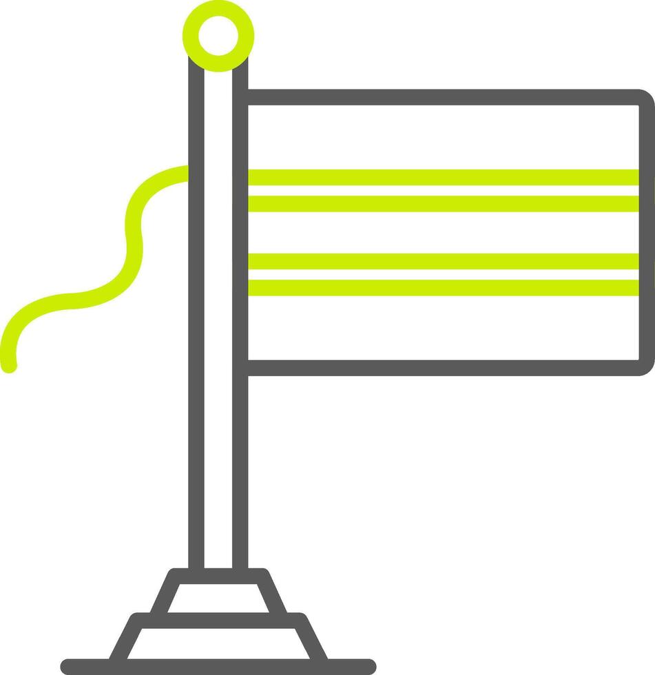 Botswana Flag Smart UI Module vector