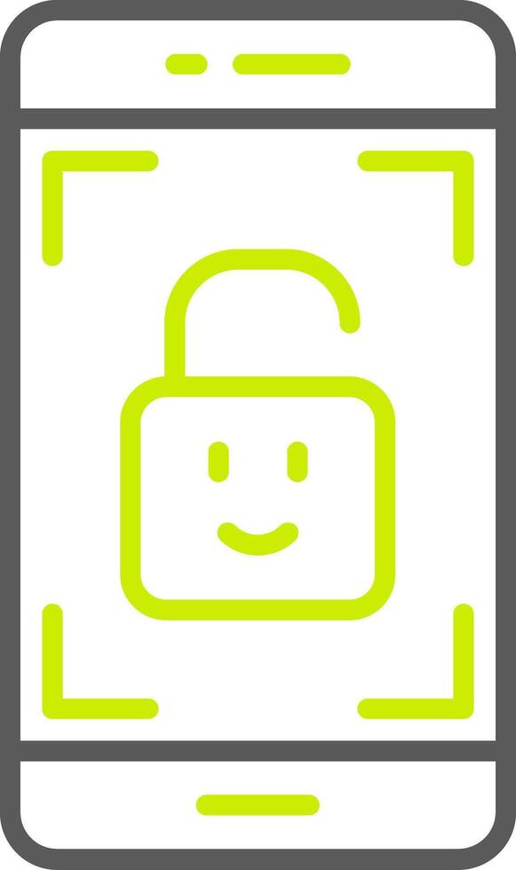 Face Id Polished App Object vector
