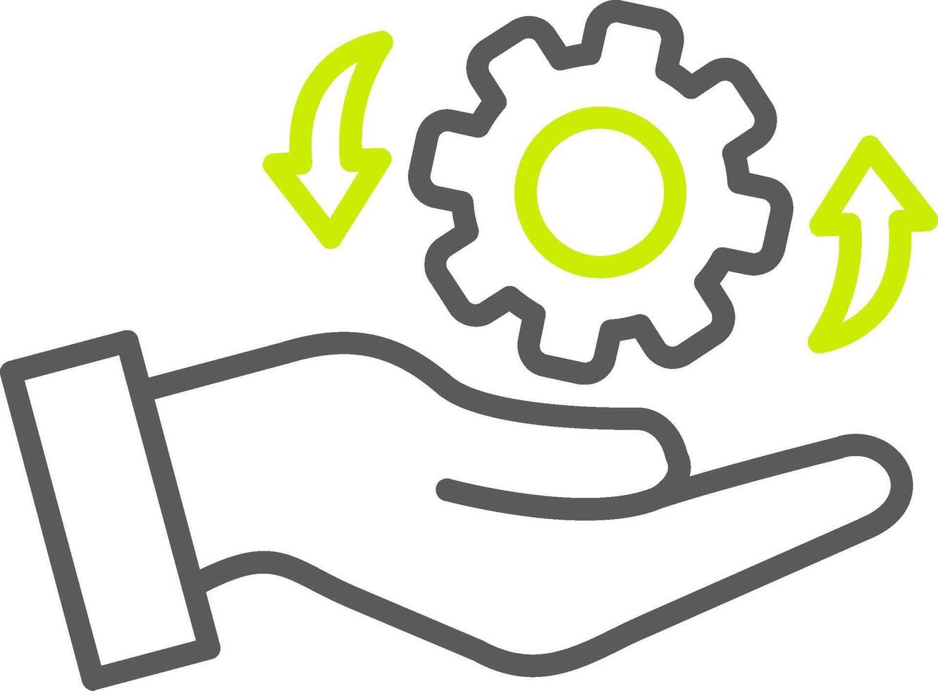 Change Management Neon Grid Feature vector