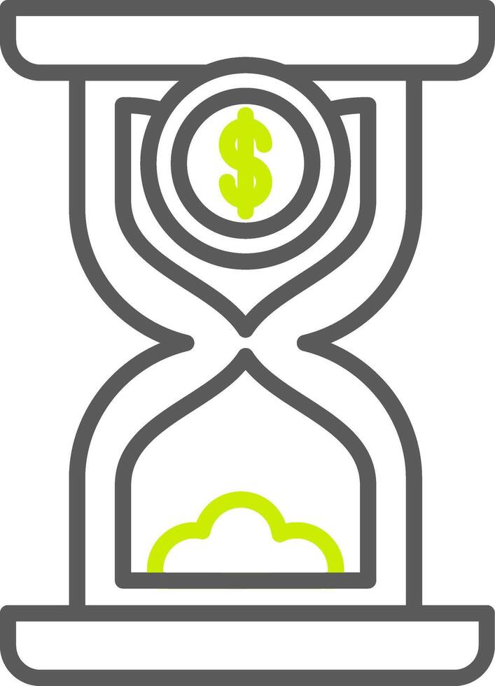 Hourglass Neutral Icon Unit vector